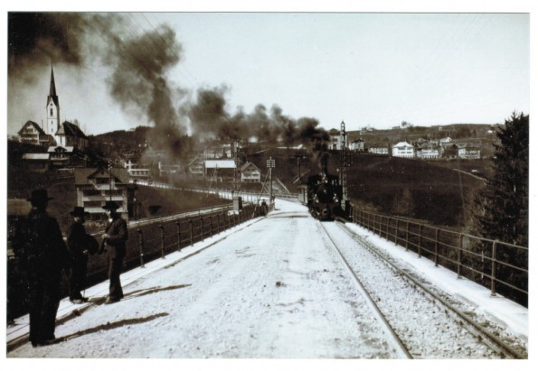 Neubrücke Teufen um 1910