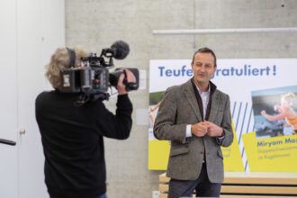 Auch der Präsident von Swiss Athletics, Christoph Seiler, war zu Gast.
