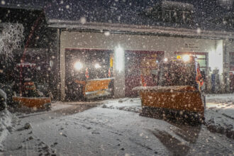 Nach einer guten Vierteilstunde ist die Pause vorbei. Es wird wieder ausgerückt.