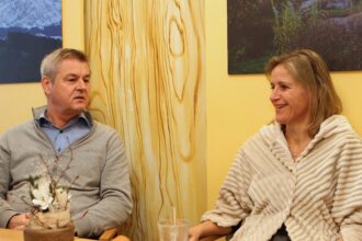 Regierungsratskandidatin Katrin Alder mit Kantonsrat Alder. Fotos: zVg