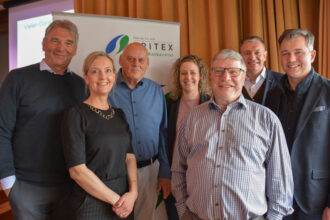 Der bisherige Vorstand der Spitex Rotbachtal freut sich über die neue Präsidentin und auf neue Mitstreiter aus Teufen und Bühler: Andy Winkler, Jeannine Walser, Walter Zähner, Doris Oetiker (Gemeinderätin Gais), Fredy Mettler, Marco Sütterle, Hanspeter Michel. Auf dem Bild fehlt der Bühlerer Gemeinderat Stefan Heer.