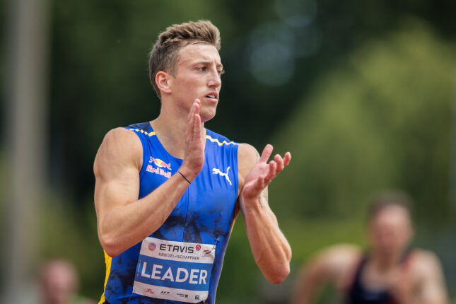 Simon Ehammer startet an der WM in Budapest im Weitsprung.  Fotos: zVg