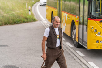 Impressionen von der Auffuhr und der Besammlung auf dem Zeughausplatz.