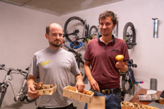 Und sind ganz zufrieden mit ihrer Ausbeute. 