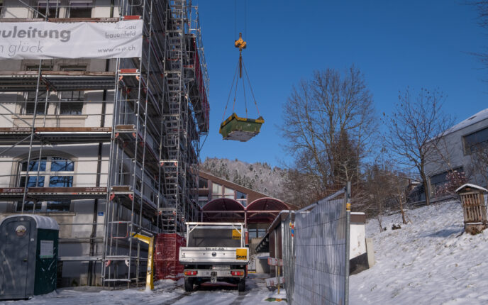 Impressionen vom Umbau des «Alten Hörli». Fotos: Nerina Keller